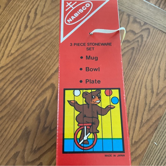 Nabisco Barnum’s Animals Children’s 3 Piece Stoneware Set - Picture 9 of 10